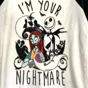 Disney Nightmare Before Christmas Pajama Top M